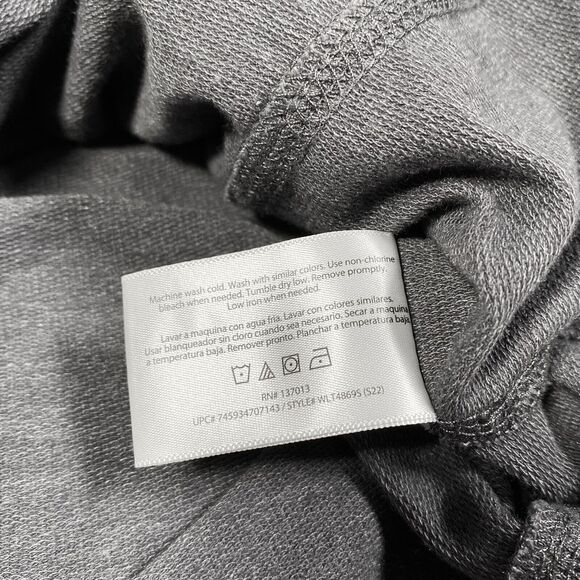 Wildfox Womens Sweatshirt M Gray Easy Does It Rainbow Graphic Sweater Oversized - Picture 10 of 11